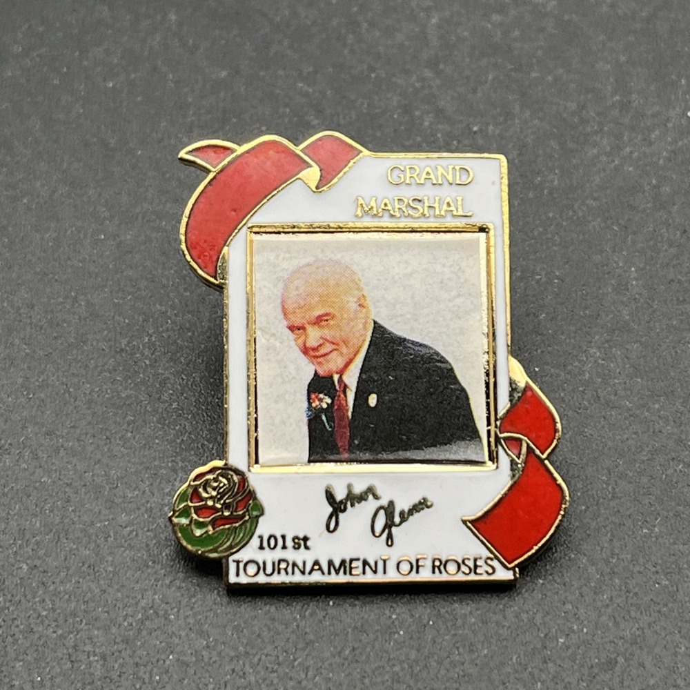 101st Tournament Of Roses John Glenn Grand Marshal Lapel Hat Pin